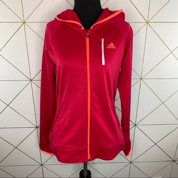 Adidas Women’s Hooded Climawarm Track Jacket M